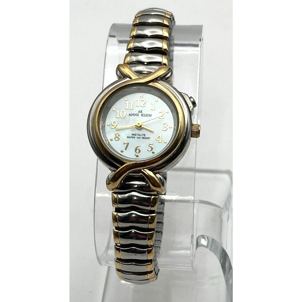 Anne Klein Instalight Women's Quartz Watch 26mm MOP Face  - Fresh Battery